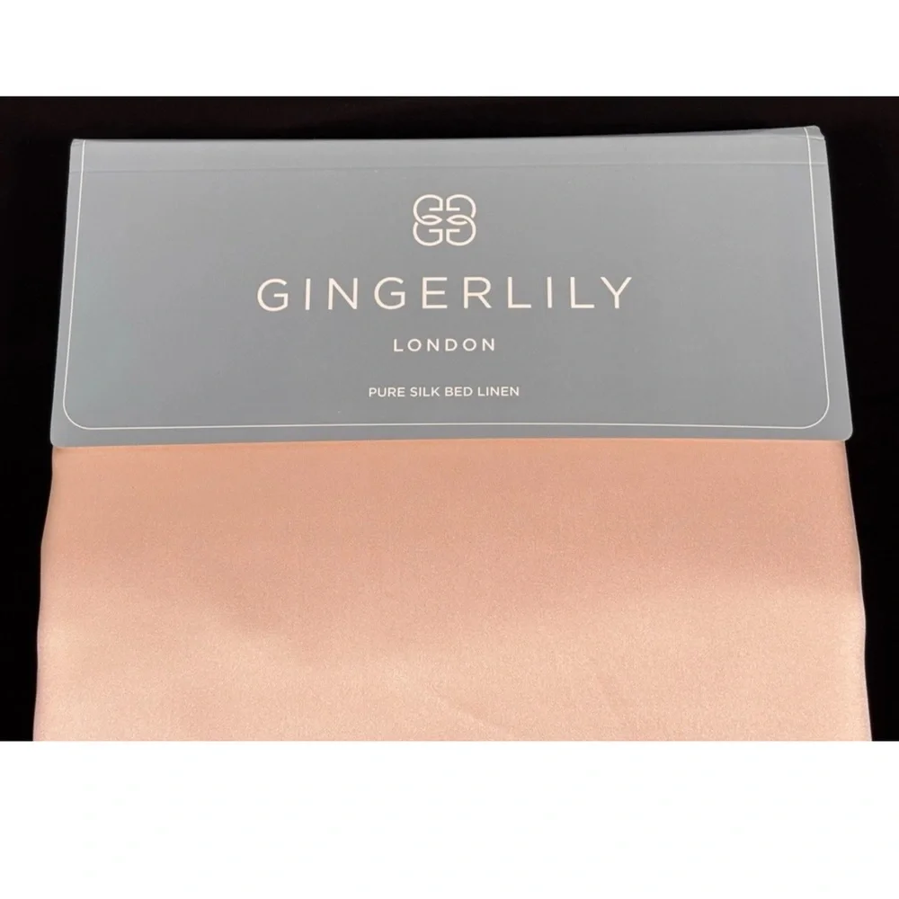 Gingerlily London King Mulberry Silk Duvet Cover Pure Silk Rose Pink 100% Luxury